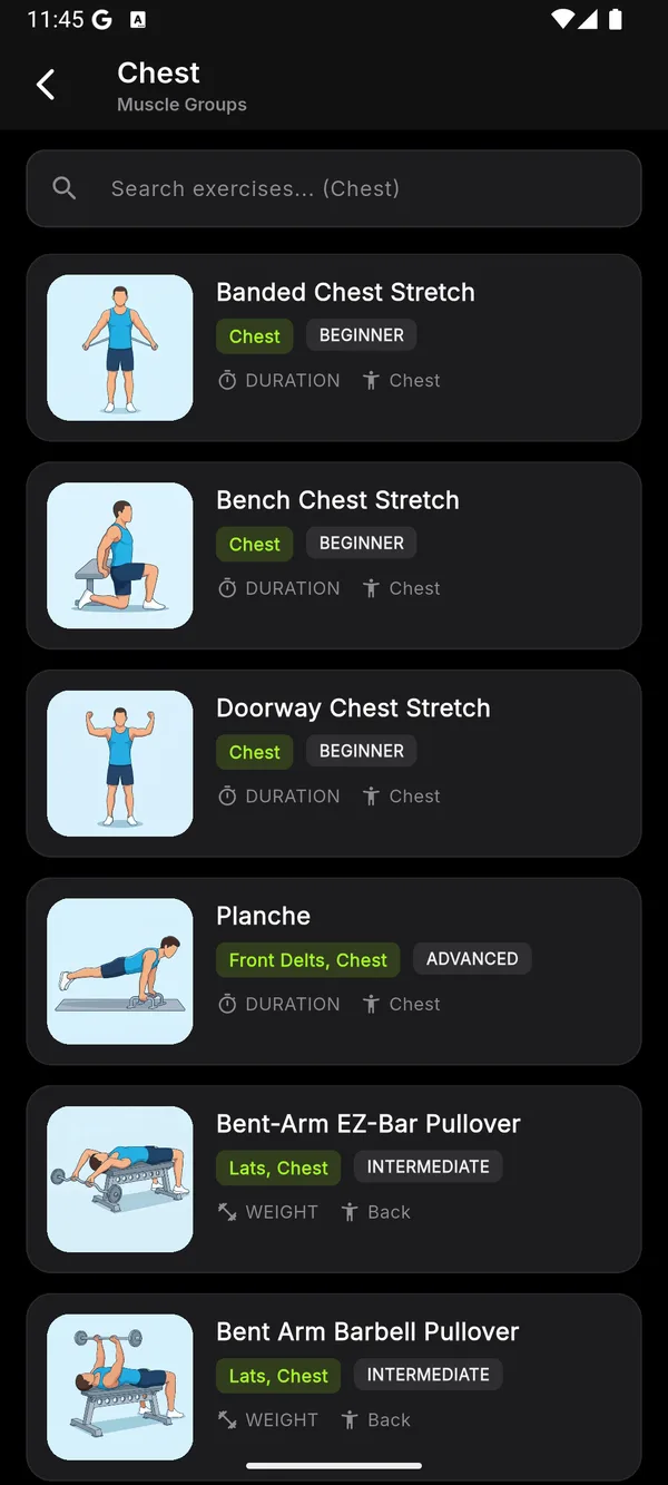Exercises, dark